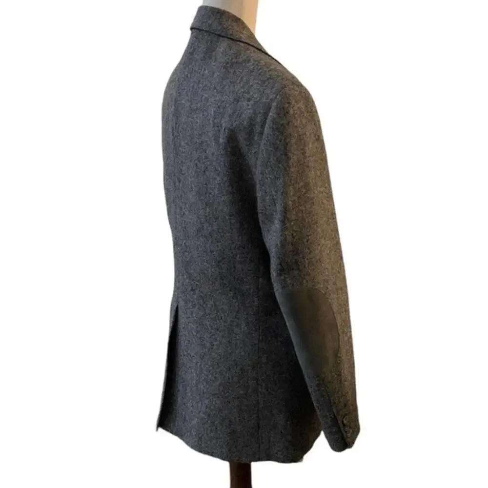 Haggar tweed Heavy 98% wool jacket.Size 38 elbow patch  excellent condition‎ - Picture 3 of 7